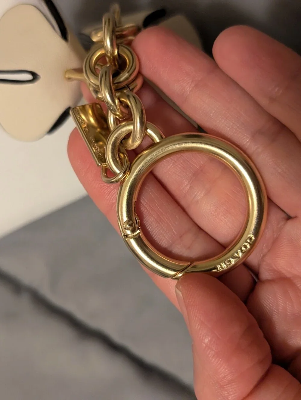 Coach Essential Tea Rose Bag Charm